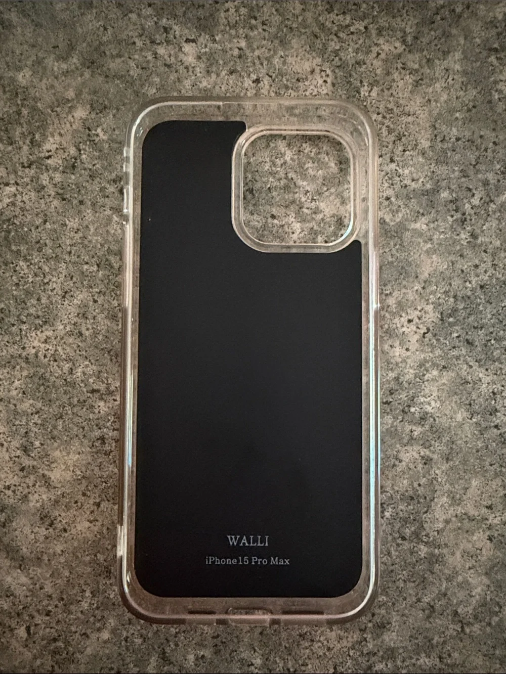 W Pink Checkered Card Holder Phone Case